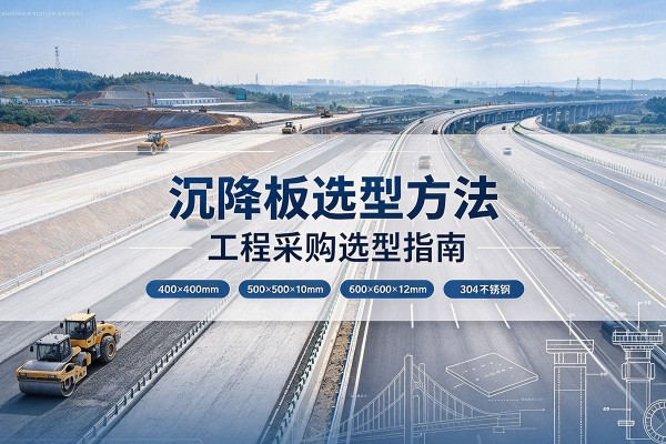 新源沉降板选择方法