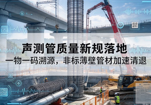 新源声测管质量新规落地，一物一码溯源，非标薄壁管材加速清退
